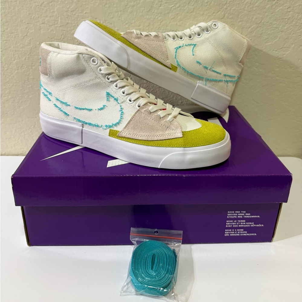 NIKE SB ZOOM BLAZER MID EDGE SKATE NEW RARE DS AUTHENTIC US 9 Mens CI3833 101